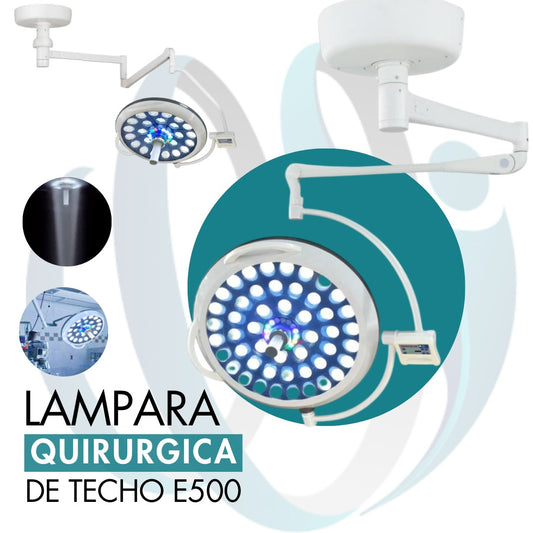 Lampara Quirúrgica Led de Techo de un Satélite  E500T
