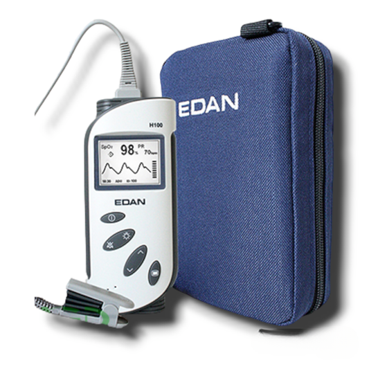 Oximetro de Pulso Portátil con Sensor Adulto Edan
