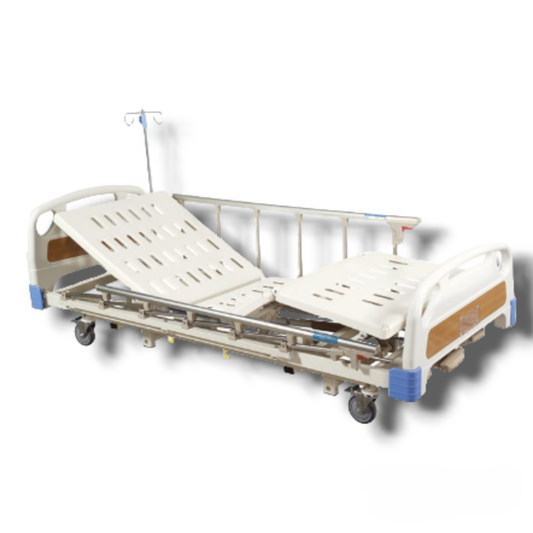Cama Clínica Manual 3 Posiciones Barandas de Metal