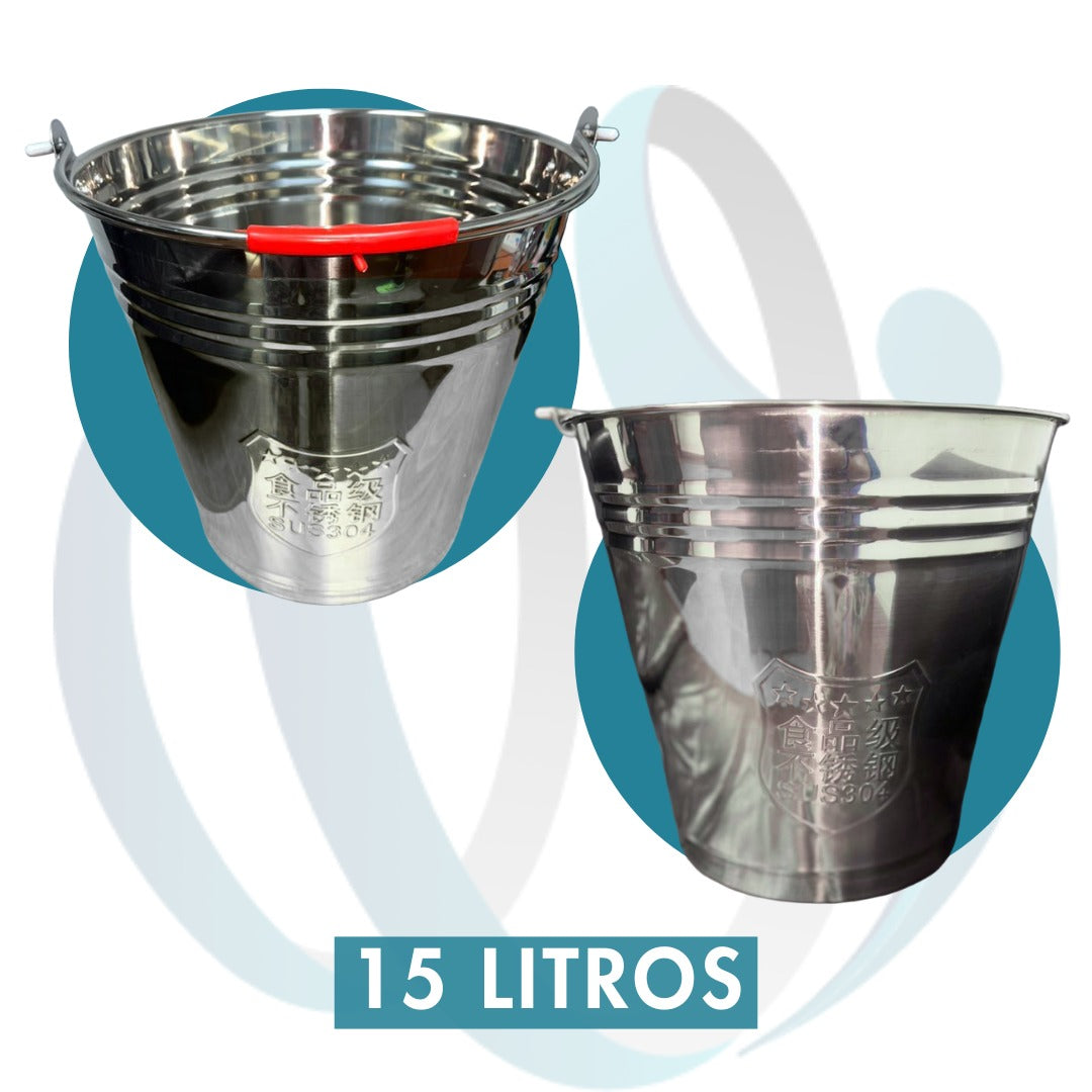 Tobo en Acero Inoxidable (15 litros)