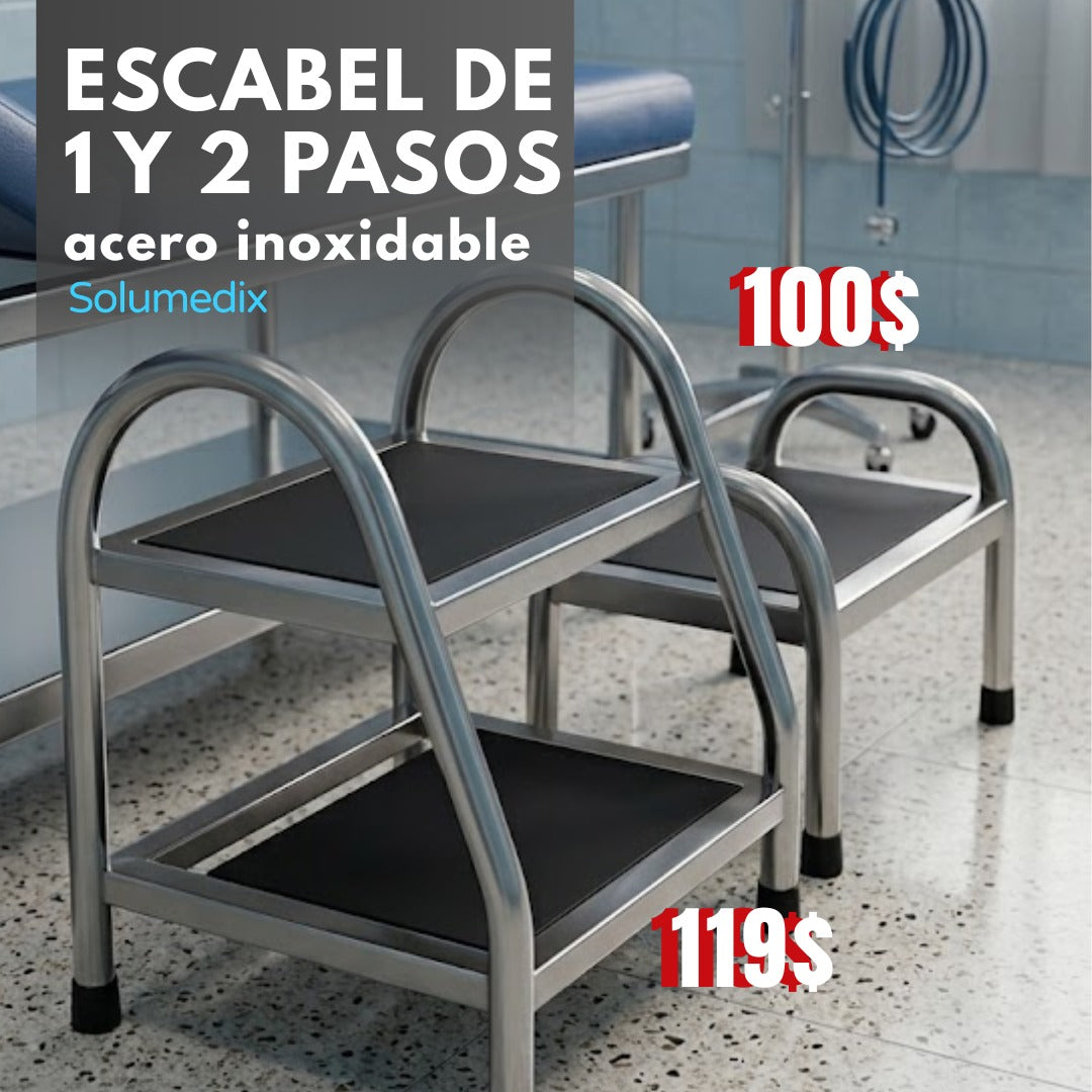 Escabel de uno y dos Pasos