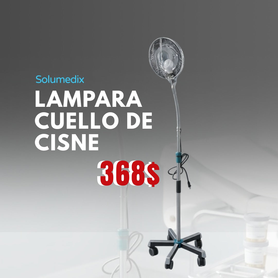 Lampara Cuello de Cisne (Examen) con Ruedas