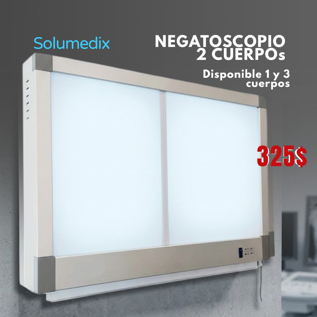 Negatoscopio Led de dos (2) Cuerpos
