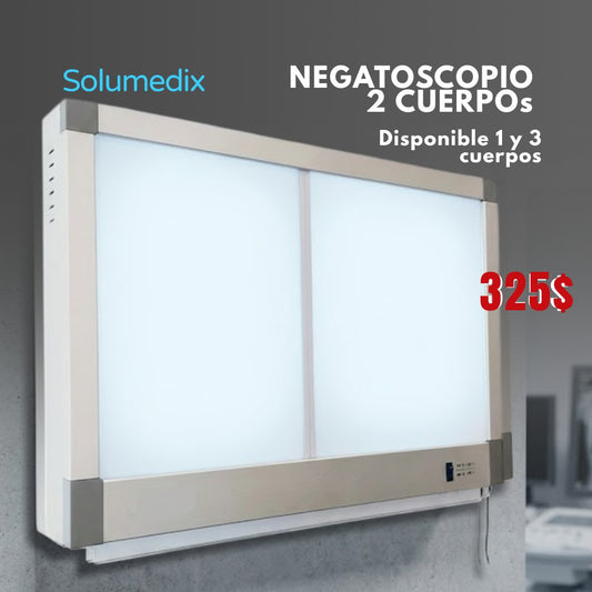 Negatoscopio Led de dos (2) Cuerpos
