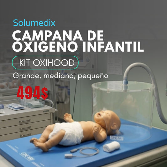 Campana de Oxigeno Infantil Oxihood (JUEGO DE 3 OXIHOOD)