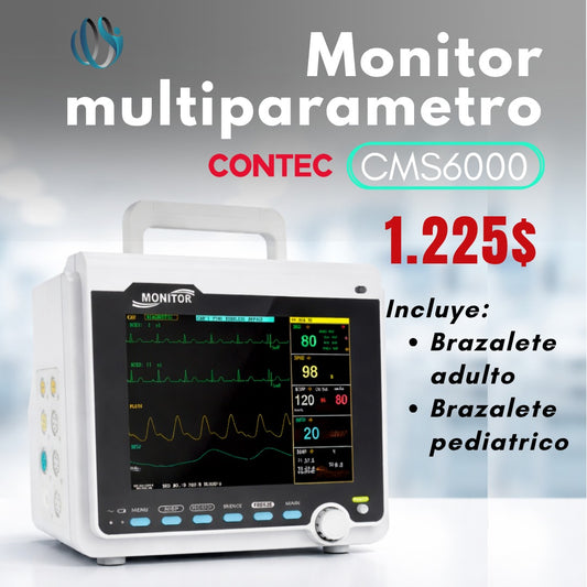 Monitor Pediátrico Multiparametros  CMS6000 Contec