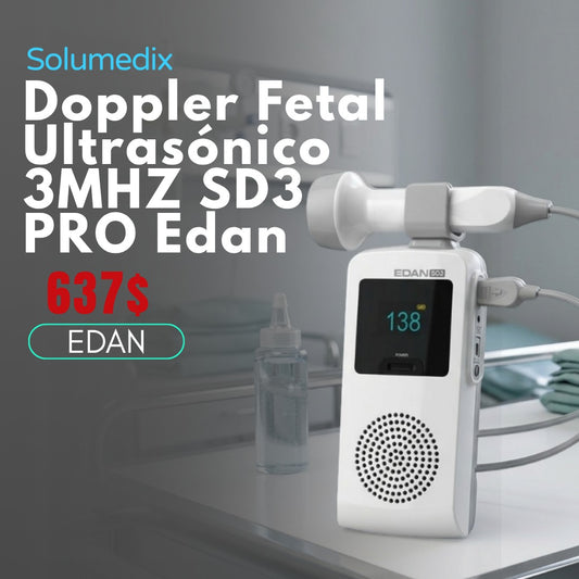 Doppler Fetal Ultrasónico 3MHZ SD3 PRO Edan