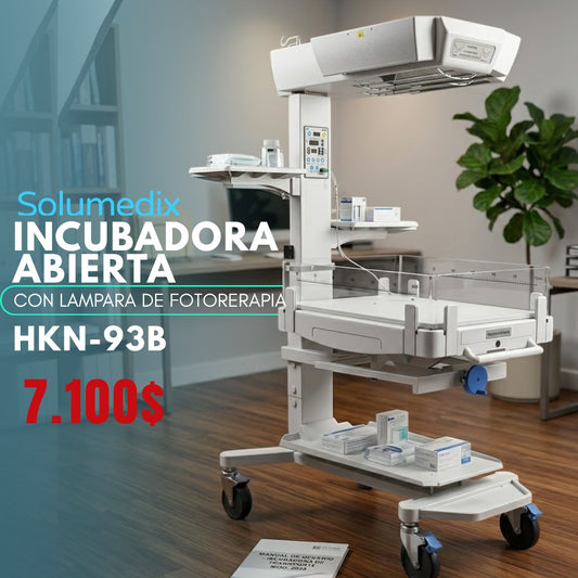 Incubadora Abierta con Lampara Fototerapia HKN-93B