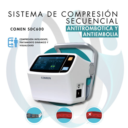 Sistema  Compresión Secuencial Antitrombótica y Antiembolia SCD600 COMEN